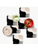 OnlyWow Glasuntersetzer 6er-Set Abstracte Formen