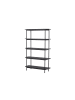 ebuy24 Regal Heim Schwarz 120 x 40 cm