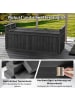 COSTWAY Gartenbox 128x58x53cm in Schwarz