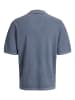 Jack & Jones Gestricktes Hemd in Blue Mirage