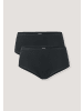 Hessnatur Panty Regular Cut 2er-Set in schwarz