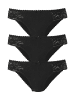 PETITE FLEUR Jazz-Pants Slips in schwarz