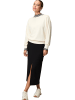 Zero  Sweatshirt mit U-Boot Ausschnitt in Eggnog