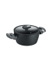 Berndes Kochtopf mit Glasdeckel aus Aluminium - Balance® Induction Enduro in schwarz