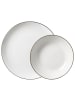 Ritzenhoff & Breker 12er Set Tafelservice Adela in grau