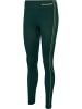Hummel Leggings Hmlmt Zone Multisport Damen in DEEP TEAL/SULPHUR SPRING