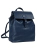 Cluty Rucksack echt Leder in blau