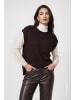monari Strickpullunder mit Lurex in Black Coffee