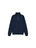 MADS NORGAARD COPENHAGEN Sweatshirt Light Terry Hans Half zip in dunkelblau