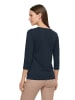 Betty Barclay Basic Shirt mit Rundhalsausschnitt in dunkelblau