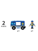 Brio Brio Aktionsspiel Polizeiwagen mit Licht und Sound in bunt