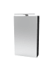 Fackelmann LED-Spiegelschrank SBC in grau-40(B)x68(H)x15,3(T)cm