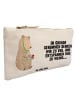 Mr. & Mrs. Panda Pouch Bär Arzt mit Spruch in Weiß