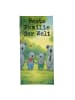 Mr. & Mrs. Panda Badehandtuch Koala Familie zwei Design mit Spruch in Blau Pastell