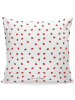 Mr. & Mrs. Panda Deko Kissen Marienkäfer Design ohne Spruch in Weiß