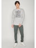 GreenBomb Sweatshirt Nature Hill Lines in Heidekraut Grau