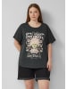 QS T-Shirt in 99D0_schwarz