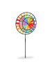 relaxdays 2x Windrad in Bunt - (B)35,5 x (H)73,5 x (T)15 cm