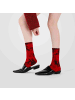 MUNADUNA Tie-Dye rote Socken