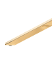 Beliani Esszimmertisch CORA in Transparent/Gold - (W) 90 x (H) 75 x (L) 160 cm