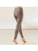 REDBEST Single-Jersey Leggings, lang 2er-Pack in taupe/schwarz