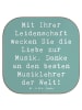 Mr. & Mrs. Panda Glas-Untersetzer Spruch Musiklehrer Liebe mit S... in Meeresbrise