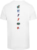 Merchcode T-Shirt "Florida Gators Multi Logos Tee" in Weiß
