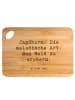 Mr. & Mrs. Panda Servierplatte Spruch Jagdhorn Magie mit Spruch in Braun