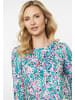 Usha Women Longsleeve in Blue Multicolor