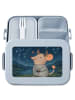 Mr. & Mrs. Panda Bento Box Stier Astrologie Design ohne Spruch in Blau Pastell