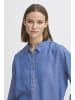 b. young Langarm - Hemd BYKOSMO Relaxed fit in Mid Blue Denim
