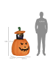 Outsunny Aufblasbare Halloween-Dekoration-76L x 64B x 115H cm-Orange