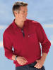 WITT WEIDEN Langarm-Poloshirt in rot