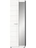 xonox.home Garderobenschrank  (B/H/T: 60x192x37 cm) in Rauchsilber und weiß hochglanz