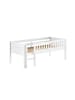 58 aufm Kessel SPIELBETT 90x200 Karyl Massivholz Kiefer weiß mit Stauraum