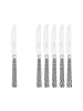 Villeroy & Boch 6er Set Tafelmesser Boston in Silber 237 mm