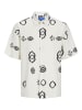 Jack & Jones Hawaii-Hemd in Buttercream