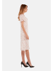 TOOCHE Kleid "Creme Flower" in Mehrfarbig