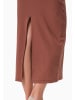 Organication Maxikleid "DURRU" in Kaffeebraun