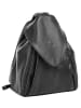 piké City Rucksack ANNA MARIA echt Leder in schwarz