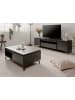 Furn.Design Couchtisch grau, Schiefer 100 cm, Wohnzimmertisch mit Schublade