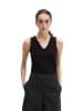 Marc O'Polo V-Neck-Top slim in Schwarz
