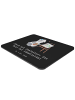 Mr. & Mrs. Panda Mouse Pad Künstlerin Chaos mit Spruch in Schwarz