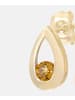 Diamant L'éternel Ohrhänger aus 375 Gelbgold mit Citrin