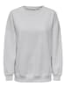 ONLY Sweatshirt in Light Grey Melange