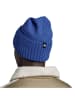 Buff Buff Knitted Fleece Hat Beanie in Blau