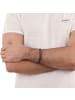 JOOP! Armband Edelstahl, Leder in Braun