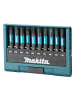 Makita E-12011 Impact Black Bit-Set 10-tlg in Türkis
