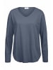 Hessnatur Longsleeve in schieferblau