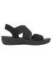 Jana Coshy Balance – Die Hallux-freundliche Sandale in BLACK